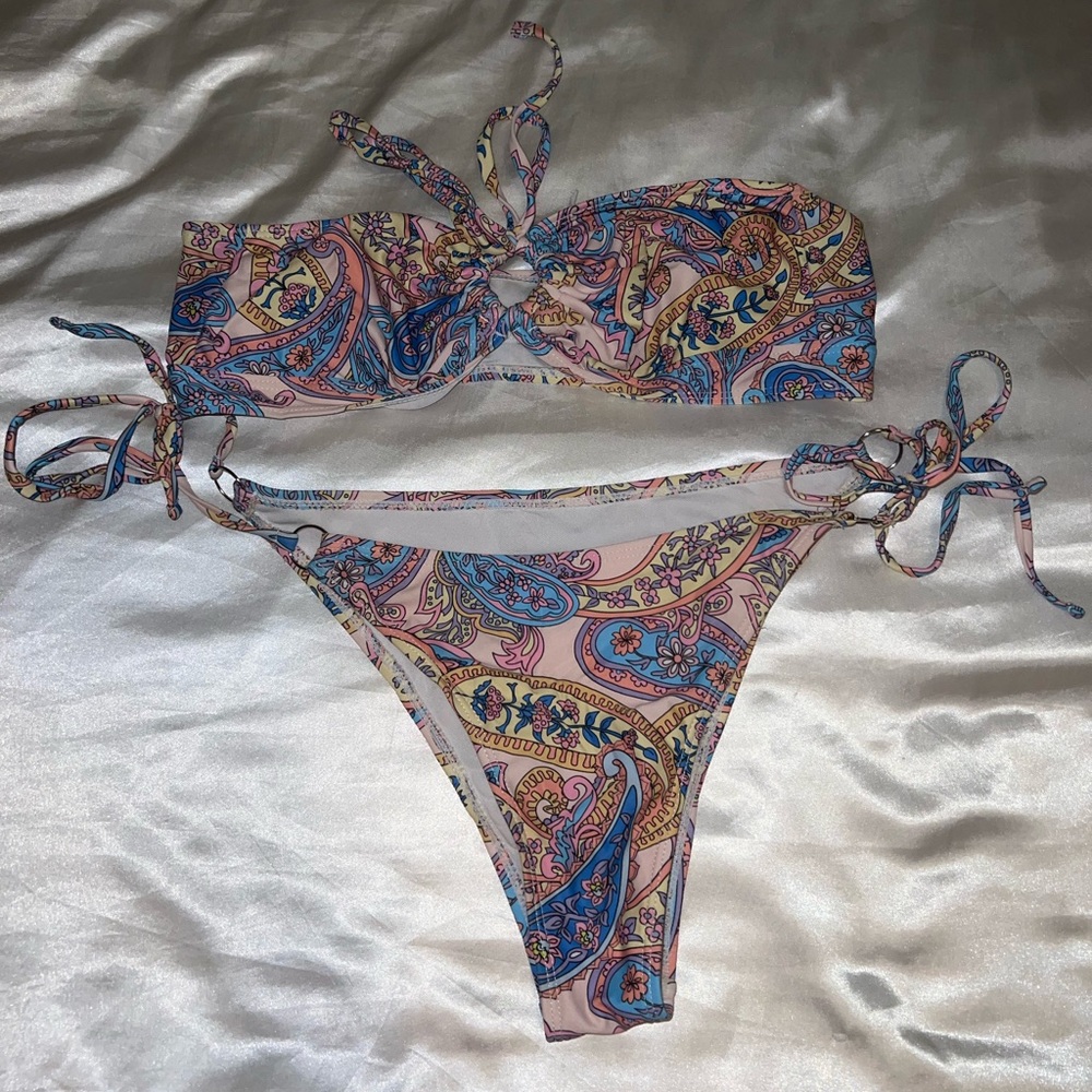 Multi colored bikini